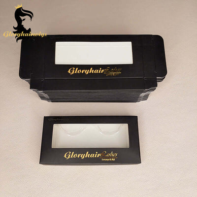 Custom paper lash box 3d false eyelash 500pcs