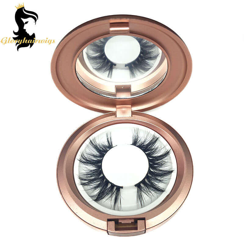 wholesale mink lashes and packaging glitter lash box